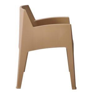 ΠΟΛΥΘΡΟΝΑ ΠΟΛΥΠΡΟΠΥΛΕΝΙΟΥ SLEEK HM6370.03 ΚΑΠΟΥΤΣΙΝΟ 68x63x82,5Υεκ.