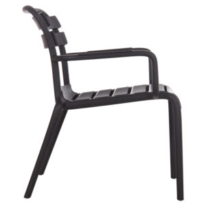 ΠΟΛΥΘΡΟΝΑ ΣΑΛΟΝΙΟΥ ΠΟΛΥΠΡΟΠΥΛΕΝΙΟΥ KORVER HM6333.02 ΜΑΥΡΗ 63.5x65x76Υεκ.