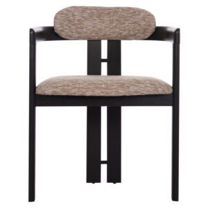 ΠΟΛΥΘΡΟΝΑ ΤΡΑΠΕΖΑΡΙΑΣ KALL HM18247.02 ΚΑΦΕ ΥΦΑΣΜΑ--PLYWOOD ΣΕ ΜΑΥΡΟ 56x45x73Υεκ