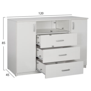 ΣΕΤ ΚΡΕΒΑΤΟΚΑΜΑΡΑΣ 5ΤΜΧ ADLER HM11758.03 ΜΕΛΑΜΙΝΗ ΛΕΥΚΗ-ΓΙΑ ΣΤΡΩΜΑ 160x200εκ