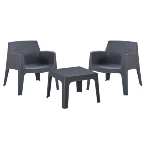 ΣΕΤ LOUNGE 3ΤΜΧ SLEEK HM21274.10 ΓΚΡΙ ΠΟΛΥΠΡΟΠΥΛΕΝΙΟ