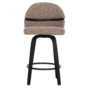 ΣΚΑΜΠΟ ΜΠΑΡ ΠΕΡΙΣΤΡΕΦΟΜΕΝΟ DEKKER HM18250.02 PLYWOOD ΜΑΥΡΟ--ΥΦΑΣΜΑ ΚΑΦΕ 48x54x96Υεκ.