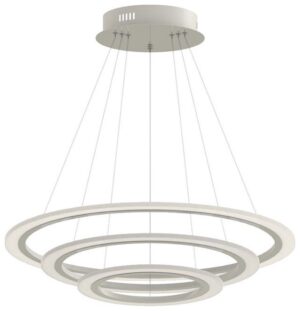 Soft Light V-TAC Κυκλικός Πολυέλαιος με τρεις λεπτούς δακτυλίους 70W Φως Ημέρας  Dimmable 3905