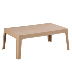 ΤΡΑΠΕΖΑΚΙ ΟΡΘΟΓΩΝΙΟ SLEEK HM6367.03 ΠΟΛΥΠΡΟΠΥΛΕΝΙΟ ΚΑΠΟΥΤΣΙΝΟ 105x64x40Υεκ.