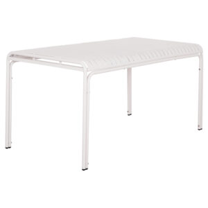 ΤΡΑΠΕΖΙ ΑΛΟΥΜΙΝΙΟΥ RACHEL HM6339.02 ΛΕΥΚΟ 150x80x75Υεκ.