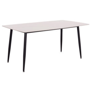 ΤΡΑΠΕΖΙ RAVEN HM18150.01 ΚΕΡΑΜΙΚΟ TOP ΜΕ ΟΨΗ ΛΕΥΚΟ ΜΑΡΜΑΡΟ 160x80x74Υεκ.