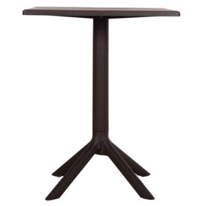 ΤΡΑΠΕΖΙ ΠΟΛΥΠΡΟΠΥΛΕΝΙΟΥ ΤΕΤΡΑΓΩΝΟ TERRIN HM6125.13 ΚΑΦΕ 60x60x75Υεκ.