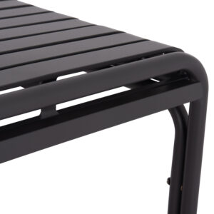 ΤΡΑΠΕΖΙ ΤΕΤΡΑΓΩΝΟ ΑΛΟΥΜΙΝΙΟΥ RACHEL HM6338.01 ΓΚΡΙ 80x80x76Υεκ.