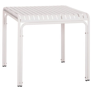 ΤΡΑΠΕΖΙ ΤΕΤΡΑΓΩΝΟ ΑΛΟΥΜΙΝΙΟΥ RACHEL HM6338.02 ΛΕΥΚΟ 80x80x75Υεκ.