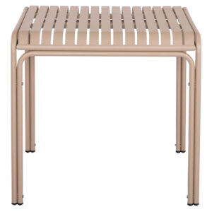 ΤΡΑΠΕΖΙ ΤΕΤΡΑΓΩΝΟ ΑΛΟΥΜΙΝΙΟΥ RACHEL HM6338.04 ΣΑΜΠΑΝΙ 80x80x76Υεκ.