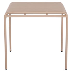 ΤΡΑΠΕΖΙ ΤΕΤΡΑΓΩΝΟ ΑΛΟΥΜΙΝΙΟΥ RACHEL HM6338.04 ΣΑΜΠΑΝΙ 80x80x76Υεκ.