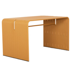 ΤΡΑΠΕΖΙ ΤΡΑΠΕΖΑΡΙΑΣ ΣΕΙΡΑ INTREPID HM6330.07 ΑΛΟΥΜΙΝΙΟ ΜΟΥΣΤΑΡΔΙ 120x70x70.5Υεκ.