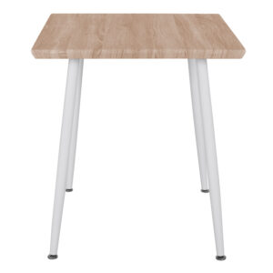 ΤΡΑΠΕΖΙ ΤΡΑΠΕΖΑΡΙΑΣ PALOMA HM8335.02, 70Χ70X76,5, SONOMA, ΛΕΥΚΑ ΠΟΔΙΑ