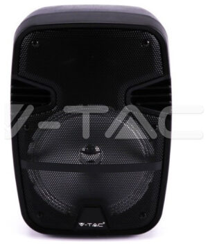 V-TAC Επαναφορτιζόμενο Ηχείο 15W 8inch με Μικρόφωνο Τηλεχειριστήριο και Φωτισμό RGB 7735