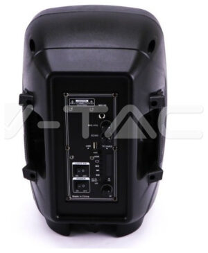 V-TAC Επαναφορτιζόμενο Ηχείο 15W 8inch με Μικρόφωνο Τηλεχειριστήριο και Φωτισμό RGB 7735