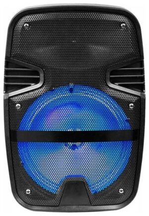 V-TAC Επαναφορτιζόμενο Ηχείο 15W 8inch με Μικρόφωνο Τηλεχειριστήριο και Φωτισμό RGB 7735