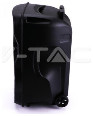 V-TAC Επαναφορτιζόμενο Ηχείο Trolley 35W 12inch με Μικρόφωνο Τηλεχειριστήριο και Φωτισμό RGB 7737