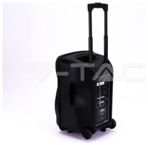 V-TAC Επαναφορτιζόμενο Ηχείο Trolley 35W 12inch με Μικρόφωνο Τηλεχειριστήριο και Φωτισμό RGB 7737