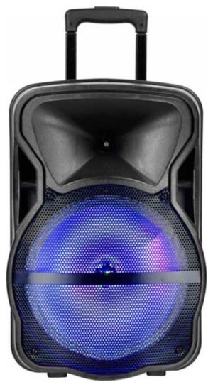 V-TAC Επαναφορτιζόμενο Ηχείο Trolley 35W 12inch με Μικρόφωνο Τηλεχειριστήριο και Φωτισμό RGB 7737