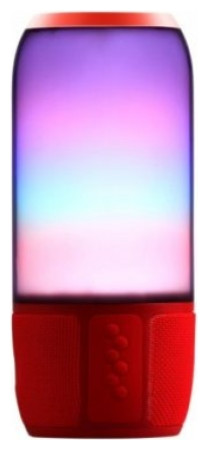 V-TAC Επιτραπέζιο φωτιστικό  LED Ηχείο Bluetooth 2x3W RGB με USB και TF Card Χρώμα Κόκκινο 8571