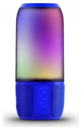 V-TAC Επιτραπέζιο φωτιστικό  LED Ηχείο Bluetooth 2x3W RGB με USB και TF Card Χρώμα Μπλε 8569