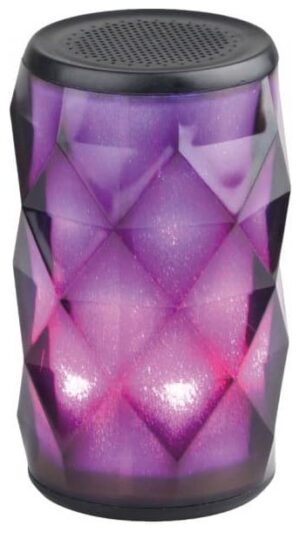 V-TAC Φορητό Μίνι Ηχείο Bluetooth 3W Επαναφορτιζόμενο 1200mAh Crystal RGB LED 7723