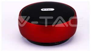 V-TAC Φορητό Μίνι Ηχείο Bluetooth 4W Επαναφορτιζόμενο 800mAh Κόκκινο 7716