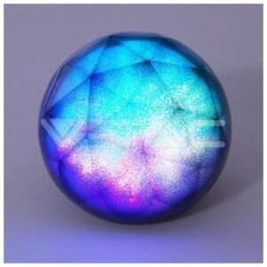 V-TAC Φορητό Μίνι Ηχείο Σφαίρα Bluetooth 3W Επαναφορτιζόμενο 1200mAh Crystal RGB LED 7722