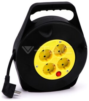 V-TAC Μπαλαντέζα Σούκο 4 Θέσεις με 10m Καλώδιο 3×1,5mm Μαύρο 8781