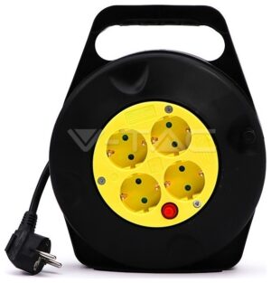 V-TAC Μπαλαντέζα Σούκο 4 Θέσεις με 10m Καλώδιο 3×1,5mm Μαύρο 8781