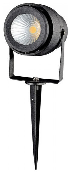 V-TAC Αδιάβροχο Φωτιστικό Κήπου LED 12W 875lm 20° IP65 Χωνευτό με Καρφί Μαύρο Σώμα Φυσικό Λευκό 217545