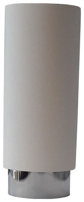 V-TAC Βάση Φωτιστικό Σποτ Εξωτερικό για GU10 Γύψος και Μέταλλο Κυλινδρικό Λευκό με Χρώμιο 3114