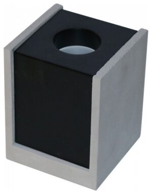 V-TAC Βάση Φωτιστικό Σποτ Εξωτερικό για GU10 Γύψος και Μέταλλο Τετράγωνο Γκρι με Μαύρο 3143