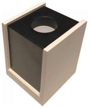 V-TAC Βάση Φωτιστικό Σποτ Εξωτερικό για GU10 Γύψος και Μέταλλο Τετράγωνο Λευκό με Μαύρο 3140