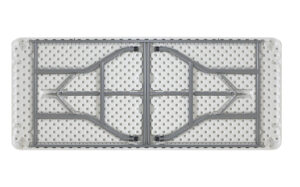 Τραπέζι catering-συνεδρίου Aprilia pakoworld λευκό μονοκόμματη επιφάνεια 183x76x74εκ