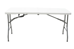 Τραπέζι catering Rodeo pakoworld πτυσσόμενο-βαλίτσα λευκό 152x70x74εκ