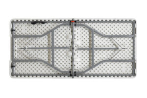 Τραπέζι catering Rodeo pakoworld πτυσσόμενο-βαλίτσα λευκό 183x76x74εκ