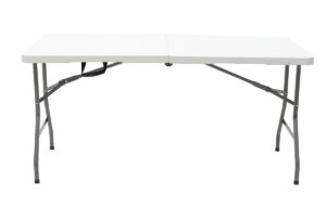 Τραπέζι catering Rodeo pakoworld πτυσσόμενο-βαλίτσα λευκό 183x76x74εκ