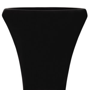 ΔΙΑΚΟΣΜΗΤΙΚΟ ΒΑΖΟ ΔΑΠΕΔΟΥ NEBULA HM4660.01S FIBER CEMENT ΜΑΥΡΟ--ΞΥΛΟ ΤΕΑΚ Φ45x115Υεκ