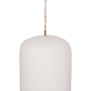 ΦΩΤΙΣΤΙΚΟ ΟΡΟΦΗΣ ΚΡΕΜΑΣΤΟ LOGKY HM4704.02L--FIBER CEMENT ΛΕΥΚΟ 35x35x67Υεκ