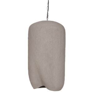 ΦΩΤΙΣΤΙΚΟ ΟΡΟΦΗΣ ΚΡΕΜΑΣΤΟ LOGKY HM4704.03L--FIBER CEMENT ΓΚΡΙ 35x35x67Υεκ