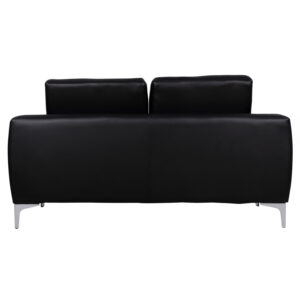 ΚΑΝΑΠΕΣ 2ΘΕΣΙΟΣ KΕΝΖΙΕ HM3121.21 ΜΕ ΜΑΥΡΟ PU 142x81x81 εκ.