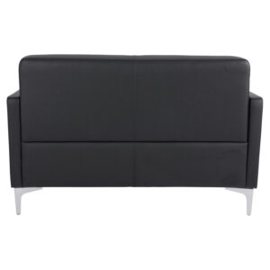 ΚΑΝΑΠΕΣ 2ΘΕΣΙΟΣ NELLIE HM3159.21 ΜΕ ΜΑΥΡΟ PU 113x71x71Υ εκ.