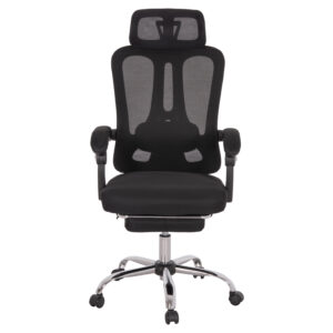 ΚΑΡΕΚΛΑ ΓΡΑΦΕΙΟΥ BARNET HM18258.01 ΜΑΥΡΟ MESH-ΜΑΥΡΟΣ ΣΚΕΛΕΤΟΣ NYLON 61x62x123Υ