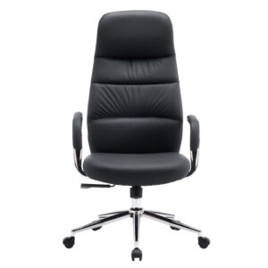 ΚΑΡΕΚΛΑ ΓΡΑΦΕΙΟΥ TEETER HM18355.01 ΜΑΥΡΟ PU ΔΕΡΜΑ--ΒΑΣΗ ΧΡΩΜΙΟΥ 67x66x121Υεκ