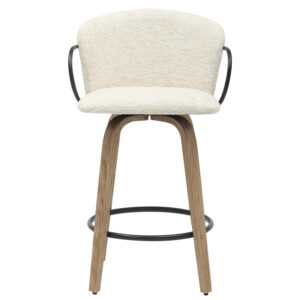 ΣΚΑΜΠΟ ΜΠΑΡ ΜΕΣ.ΥΨΟΥΣ NEBOR HM9986.01 ΠΟΔΙΑ Κ.Π.-ΜΑΥΡΟ ΜΕΤΑΛΛΟ-ΕΚΡΟΥ ΥΦΑΣΜΑ 53,5x51x90Υεκ