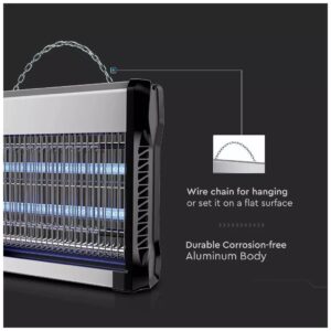 Εντομοπαγίδα V-TAC με δύο λάμπες φθορισμού UV 2x15W 11181