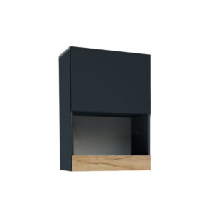 Κρεμαστό Ντουλάπι Morocco Ανθρακί-Χρυσό Δρυς 55x31x78.5cm