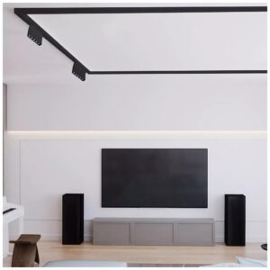 Φωτιστικό 5πλό Ράγας V-TAC Track Light 12W LED 30° 230V Μαύρο SAMSUNG Chip Θερμό Λευκό 20000