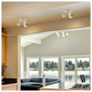 V-TAC Φωτιστικό Σποτ Τριπλό Χωρίς Λάμπα Τοίχου ή Οροφής για Σποτ GU10 Λευκό 7982